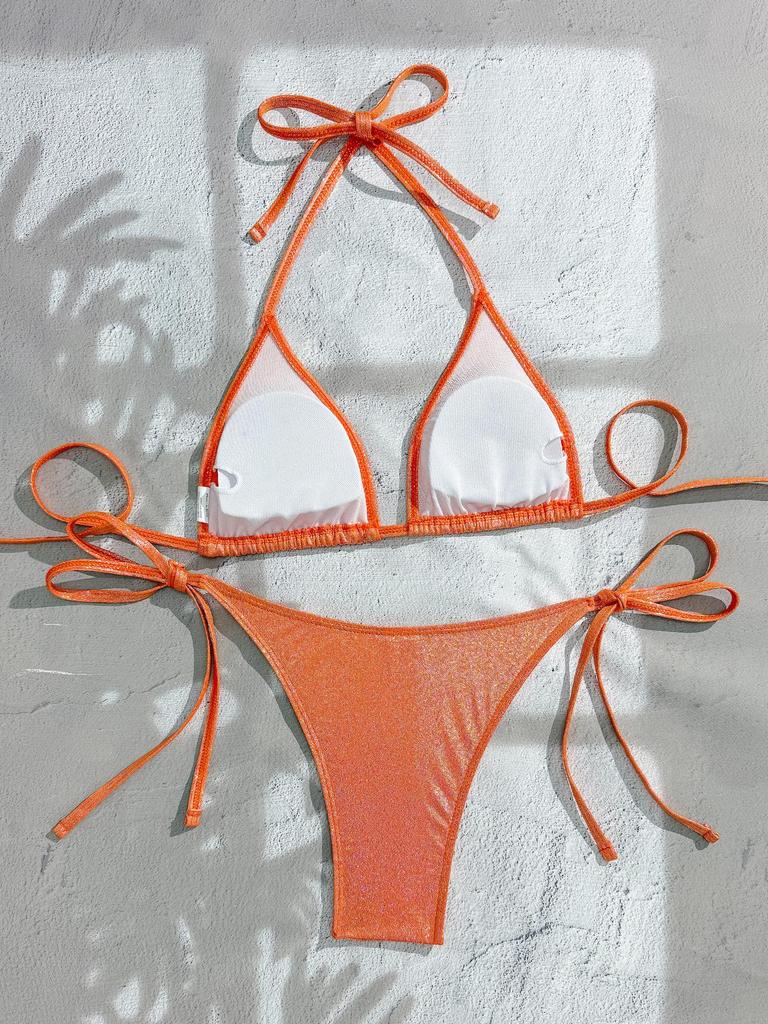 2026 Bikiny dvoudílná sada bez zad: Sexy, Vícebarevné Plavky pro Ženy