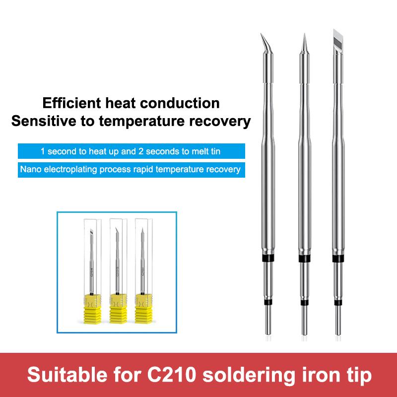 New Superfine Soldering Iron Tip C210/C245/C115 Soldering Iron Tip Optional For Precision Soldering Tools JBC Replacement Tip