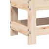 Garden Stool 62 x 30 x 32 cm Solid Pine Wood