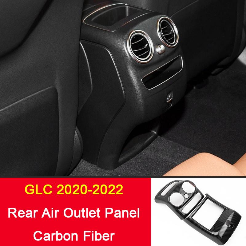 Car Rear Air Conditioner Vent Outlet Panel Cover Frame For Mercedes Benz A C E Class GLA GLB GLC W205 W213 X254 Auto Accessory