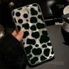 Leopard print laser is suitable for iPhone17promax Apple 16IMD feather yarn mobile phone case 14/13 large hole 15 anti-drop.