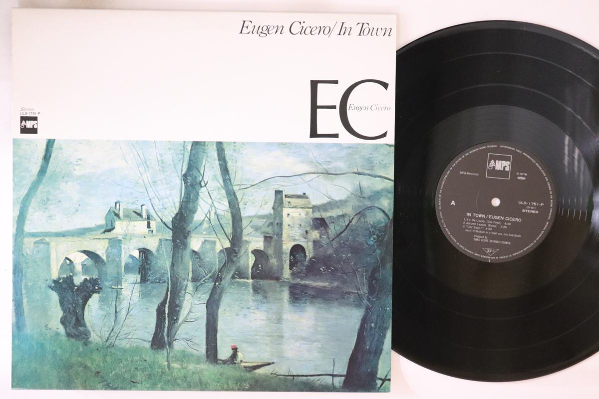 

LP Пластинка EUGEN CICERO - In Town ULS1751P MPS 1978 Япония Джаз