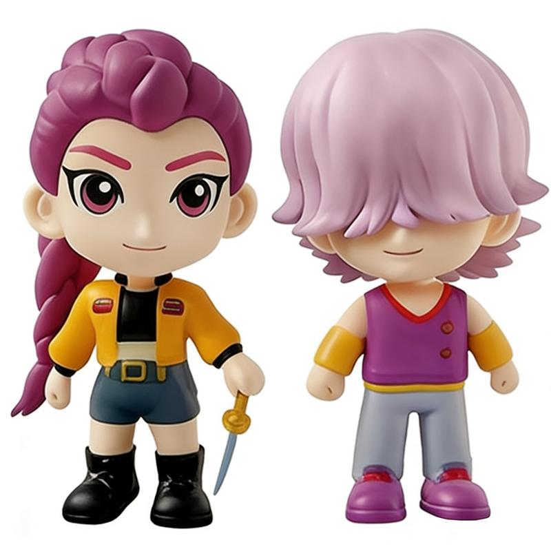 Beautiful Anime Q version Kpop Devil Hunter Blind Box Blind Bag Small statue Peripheral model Desktop Blind box decoration gift