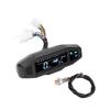 Motorcycle Speedometer LCD Display With Odometer Tachometer Fuel Level White Backlight Waterproof Design For Most Bike Models