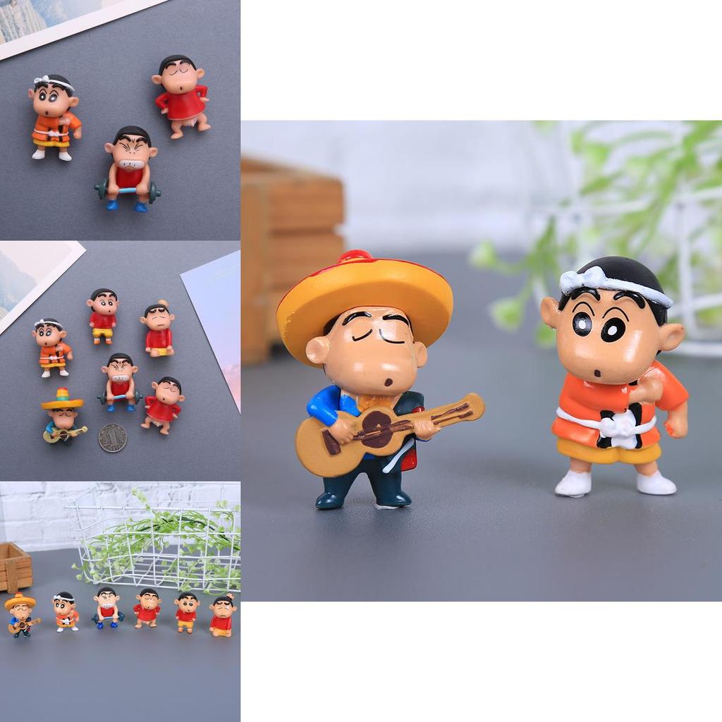 Adorable Crayon Shin Chan Pvc Figure Collectible For Kids Birthday Gift Decoration
