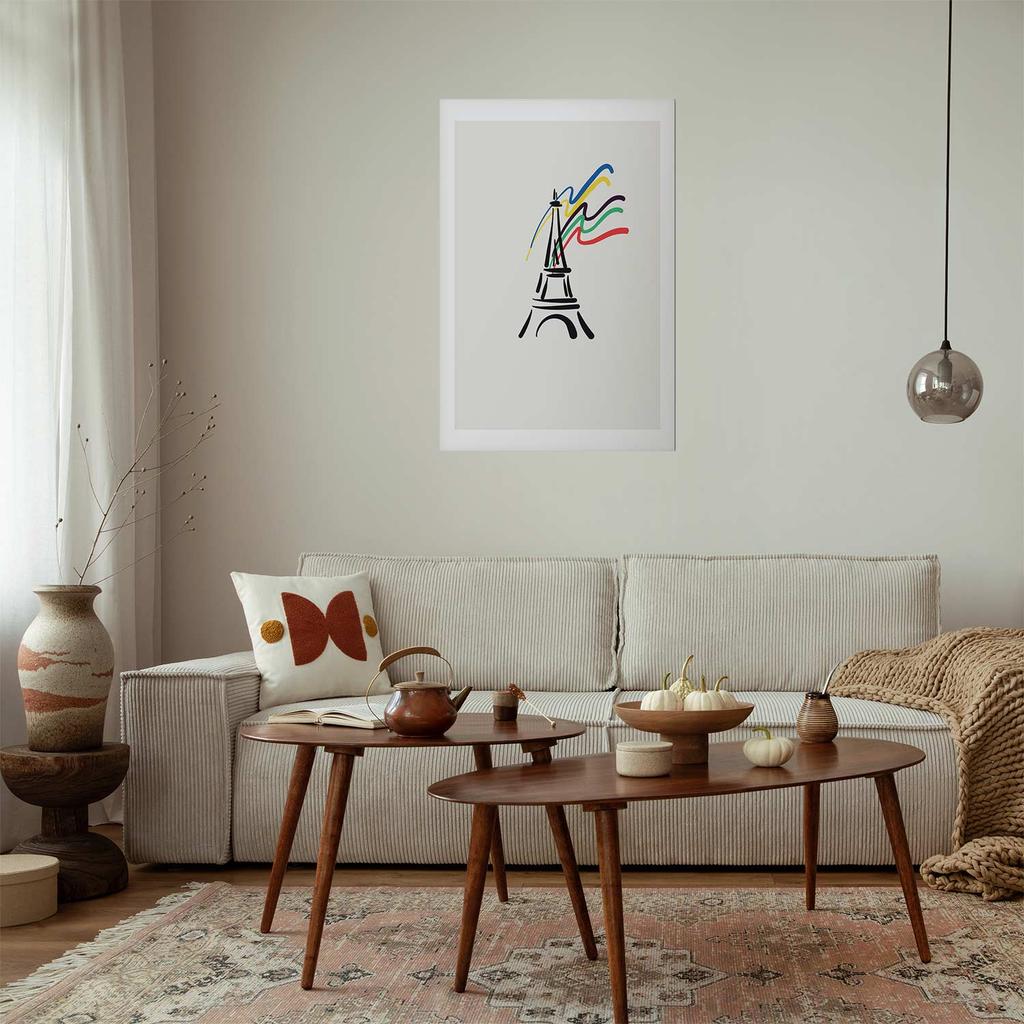 Poster - Eiffel Tower I Colors