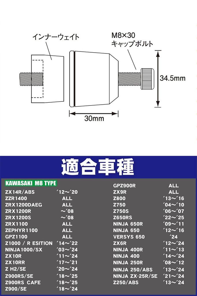 POSH FAITH Motorcycle Supplies Handlebar End Middle Weight Bar End