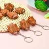 Mini Lamb Chops & Ribs Toy Keychain: Simulation Food Model for Playhouse