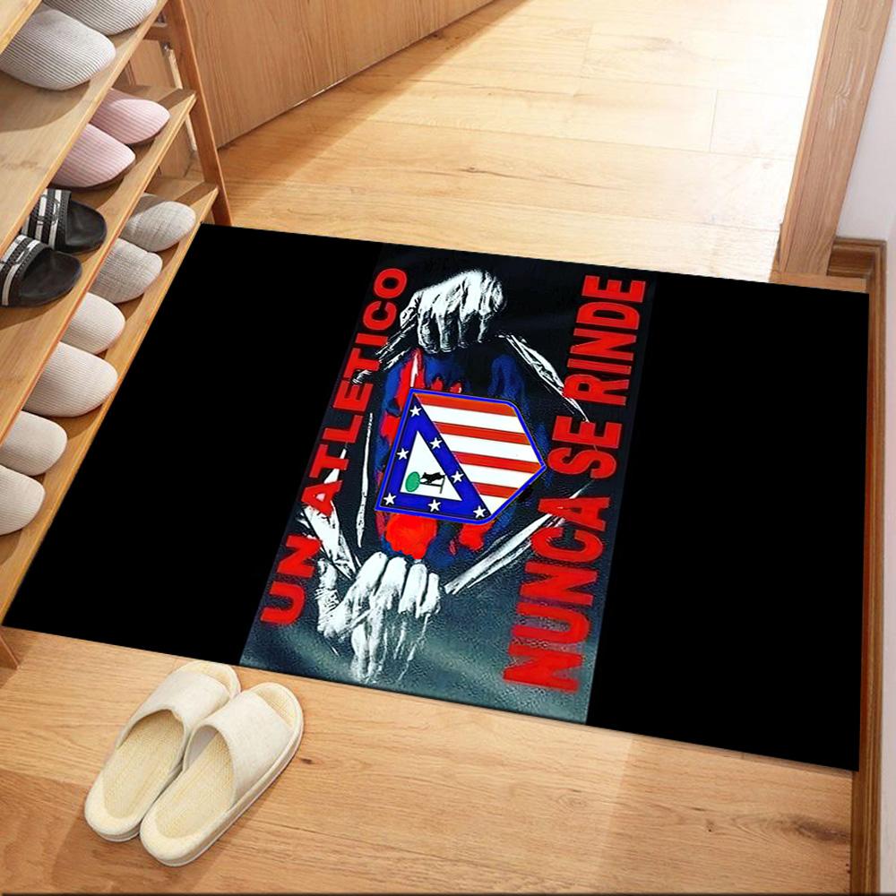 Atletico Madrid Carpet Suitable For Game Room Outdoor Living Rooms Hallway Antislip Rug Anime Office Decor Best For Christmas