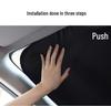 Silver Coated Double Ring Front Windshield Sunshade - Titanium Heat Insulation, Anti-UV, Aluminum Foil Sun Blocker.