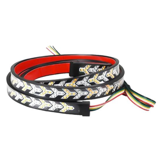 60-tums lastbilsbaklucka ljuslist pilformad blinkerslist väderbeständig LED-list signal broms back för lastbilar SUV:ar bilar