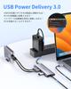 LENTION 1m USB C Hub with Type 4 USB 5Gbps 4K PD and 100W Compatible with MacBook iPad iPad Surface Pro and iPhone 17 Ultra-Long 6-in-1 C, 3.0 Ports,