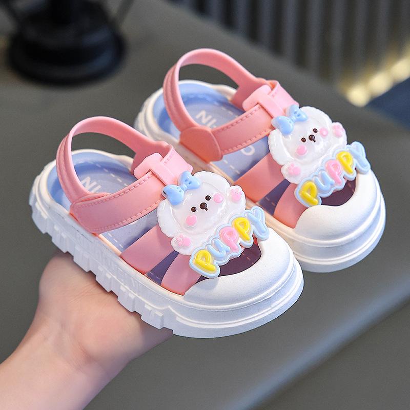 Children's Slippers for Summer Girls and Boys, Soft Soled Cartoon Baby Slippers