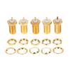 5Pcs SMA-KY RF Connectors SMA Female Bulkhead Solder Cup Clip for IoT Device Antenna Signal Wiring Work