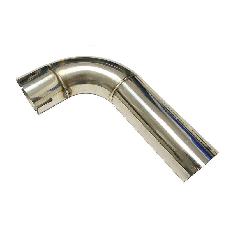 The car accessories The exhaust pipe Stainless steel 90 degree turn pipe The muffler is connected to the elbow