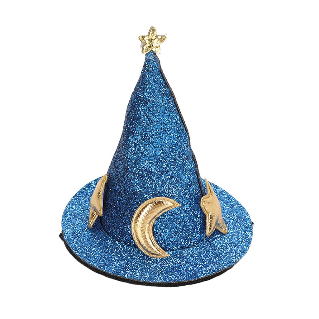 Hamster Hat Moon Star Pattern Small Animal Pet Top Hats with Adjustable Chin Strap for Turtles