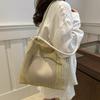 Summer New Fashionable Retro Shoulder Bag Large Capacity Shopping Beach Bag Simple Travel Women's Tote Bag