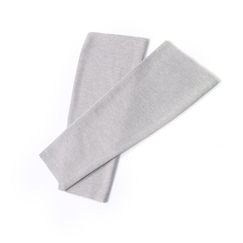 Jedwabna mulberowa opaska na łokieć dla mężczyzn i kobiet - Cienka, długa rękawowa ochrona ramienia na wiosnę/lato