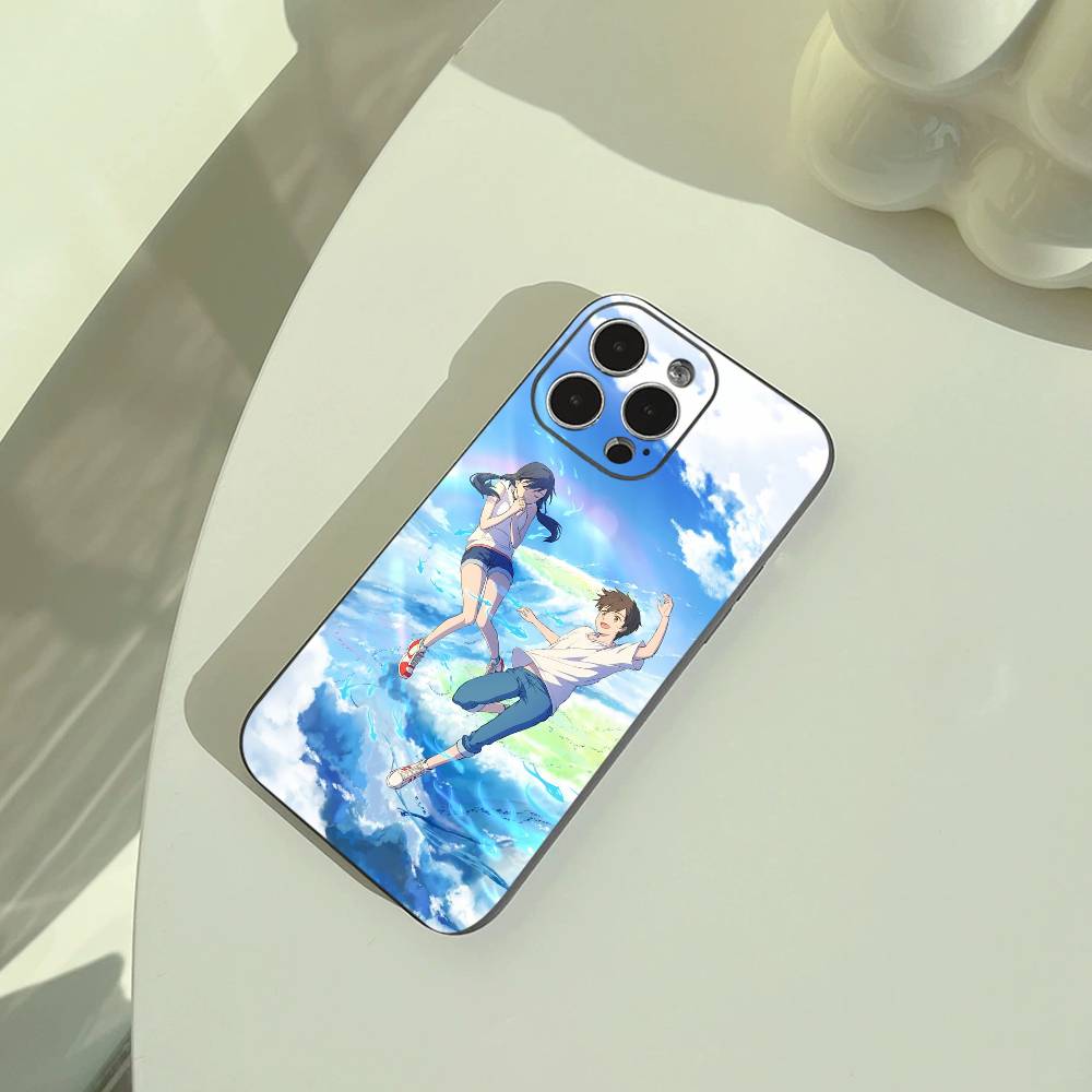 

W-W-Y-Weathering- With- You Phone Case For iPhone 17,16,15,14,13,12,11 Pro Max, Lightweight and practical Soft Black Cover iPhone13PRO