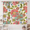 Geometrisch Groovy Patroon Gordijnen Vintage Jaren 70 Retro Jaren 60 Abstracte Kunst Esthetisch Gordijn met Stangzak voor Slaapkamer Woonkamer