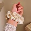 3pcs Lace Intestine Hair Loop Girlish Feeling Tied Hair Headband High Elasticity Non Damaging Rubber Band Cute Hair  Accessories