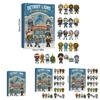 Detroit Lions 95th Anniversary Christmas Advent Calendar Gift Set With Acrylic Figures For Holiday Celebration