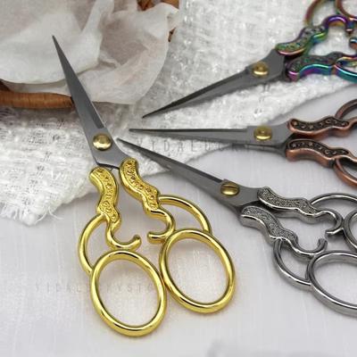 Vintage Sewing Scissors Zinc Zinc Zinc Alloy Craft Tailor Scissor Pretty Yarn Shears  Home Tools