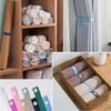 1/2/10/30Pcs Adjustable Closet Storage Strap Roll-up Clothing Fixing Belt  Closet Organization