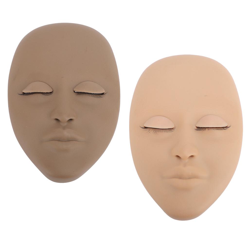 Lash Mannequin Head Silicone Removable Eyelid Multifunctional Eyelash Extension Mannequin Head for M