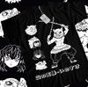 Anime Kimetsu No Yaiba Demon Slayer Inosuke Black Tshirt