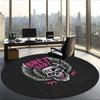 Hitman Bret (1) Round Office Rug Decorative Floor Rug for Office Bedroom Living Room and Home Space