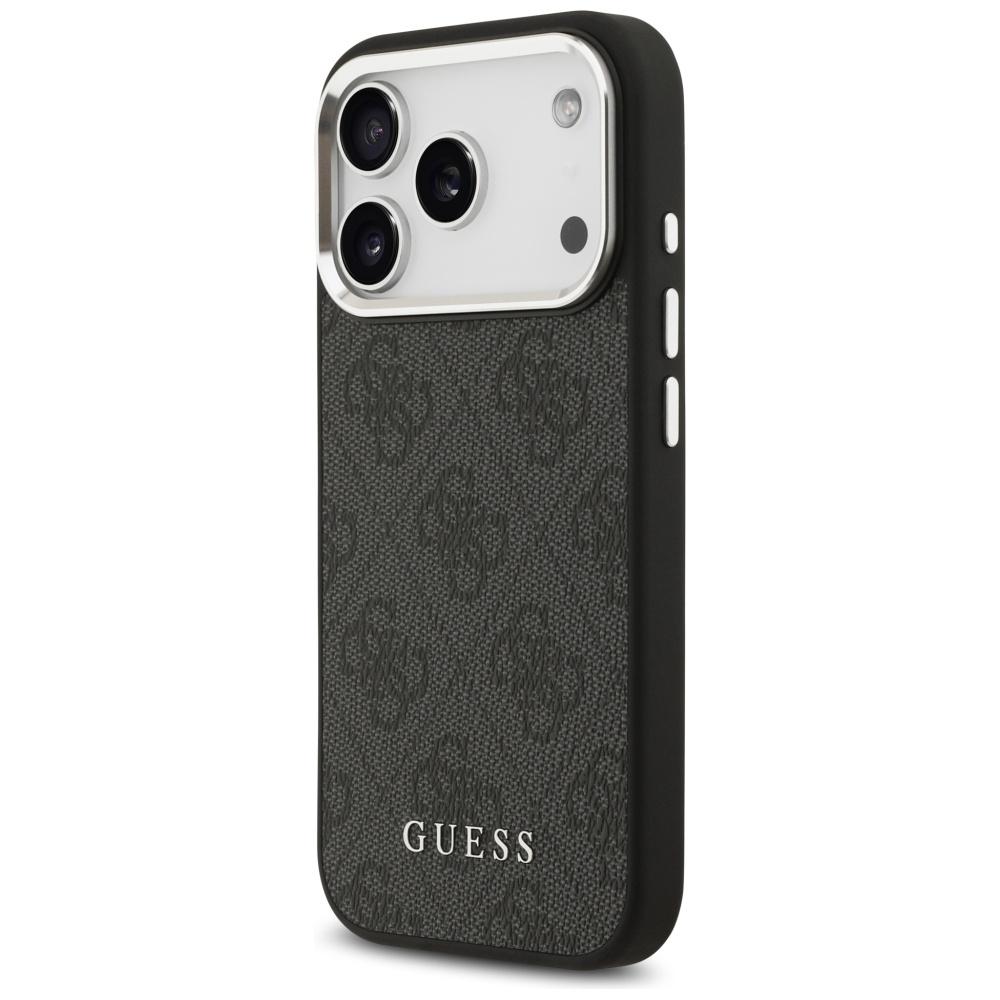 Guess 4G Classic Logo MagSafe Case for iPhone 17 Pro Black