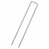 VidaXL Piquets de sol en forme de U 50 pcs 20x4 cm acier galvanisé, piquet de jardin, piquet pour membrane de jardin, piquet 4009362