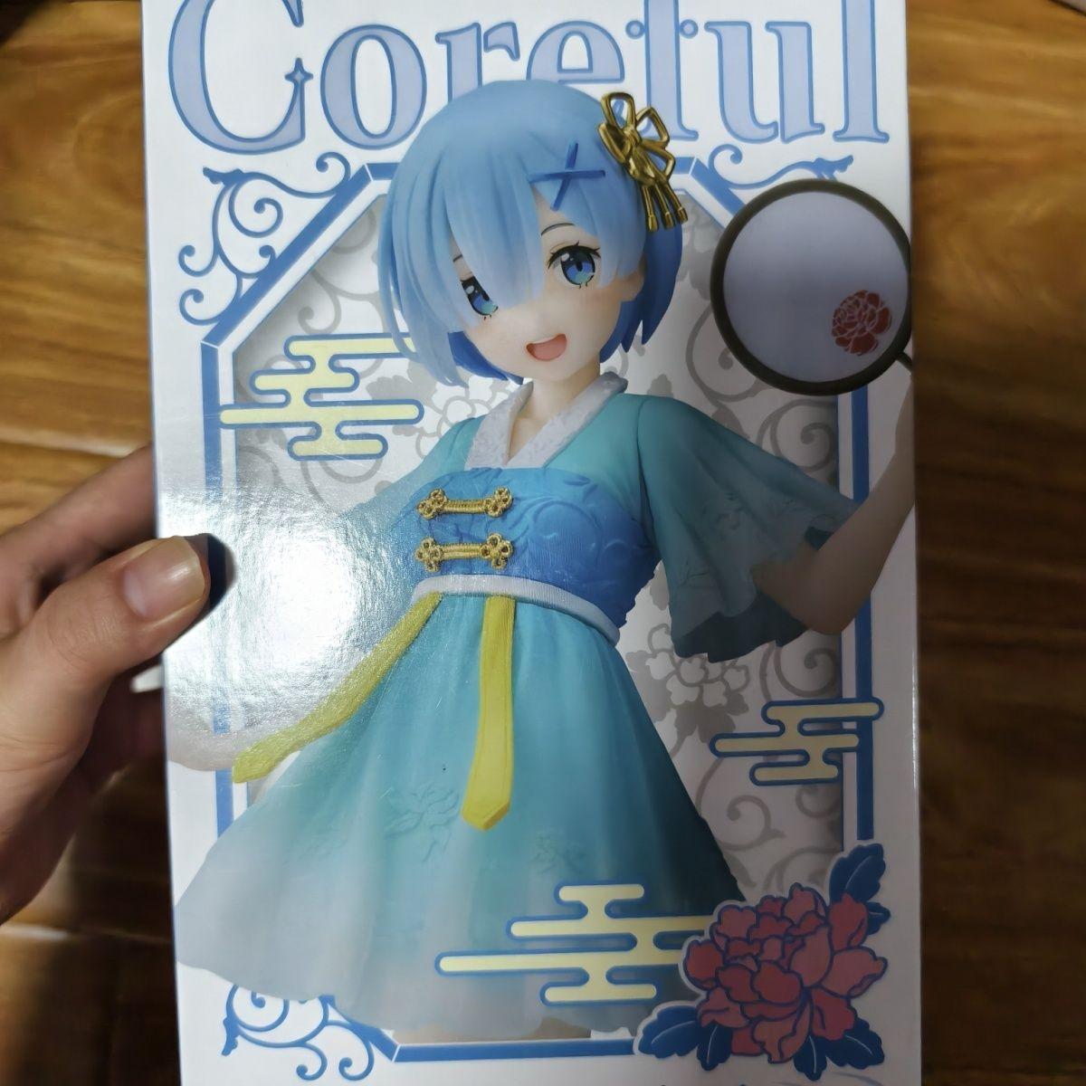 

Taito Coreful Re:Life In A Different World From Zero Rem Chinese Style Dress Anime Figure Doll Collection Toy Xmas Gift синій