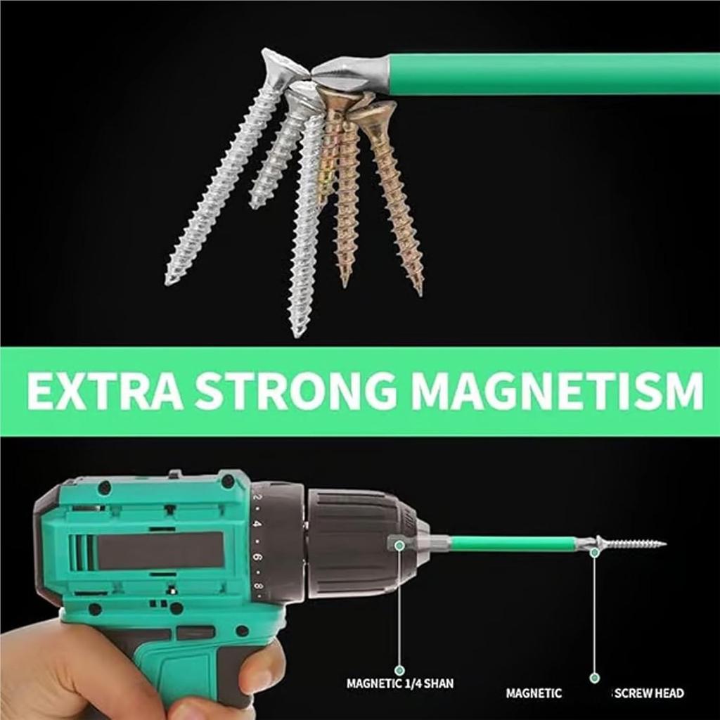 Portraitw Strong Magnetic Durability Screwdriver Drill Bit Set, Universal Drill Screwdriver Bit Set, Anti Slip Screwdriver Bit Set, Universal