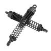4pcs RC Car 90-108mm Aluminium   for FS 53633 51805 51806 1:10 Truck (Black)
