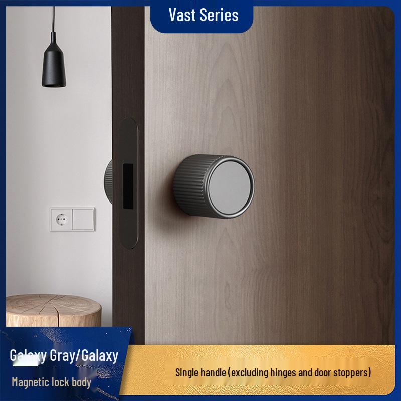 Minimalist Universal Indoor Door Handle Set for Bedroom and Bathroom