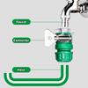 Plastic Home Hose Faucet Adapter, Garden Hose Water Pipe Quick Connector Hose Fitting Car Washing Garden Irrigation Connector