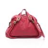 Used Paraty Large 2WAY Handbag Leather Pink Used Women