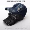 Warm Classic Denim Sports Hiphop Caps Unisex Men Women Distressed Hat Women Men Leisure Ripped Baseball Cap Snapback Hats