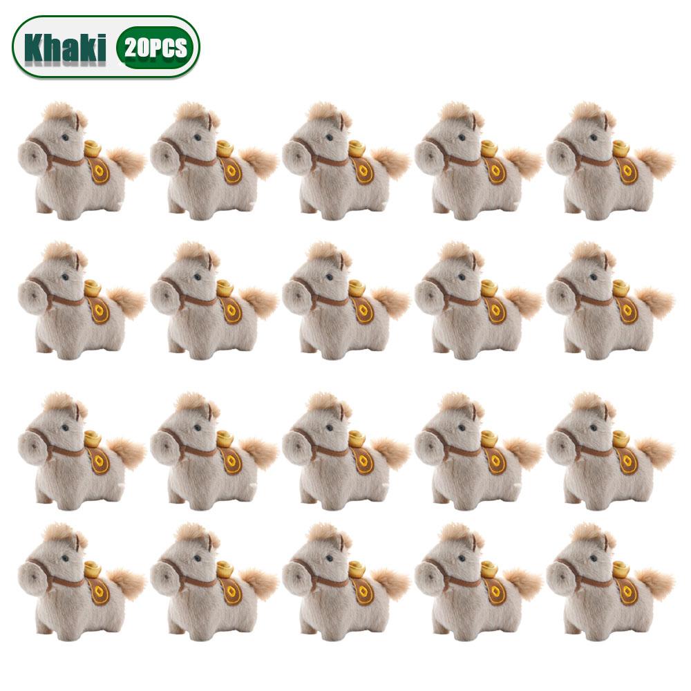 1-20 Stück Neu Heiß Verkauft Pony Plüsch Schlüsselanhänger Anhänger Maskottchen Puppe Schreibtisch Pony Rucksack Anhänger Plüschpuppe Ornament Kreative Geschenke