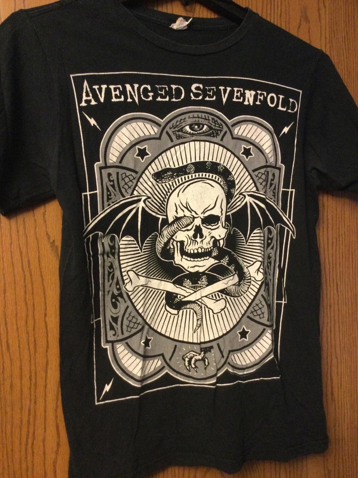 Avenged Sevenfold - 2011 Black Shirt - M. 3XL