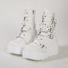Gothic Platform Vampire Women Mid Calf Boots Winter Women Boots Shoes