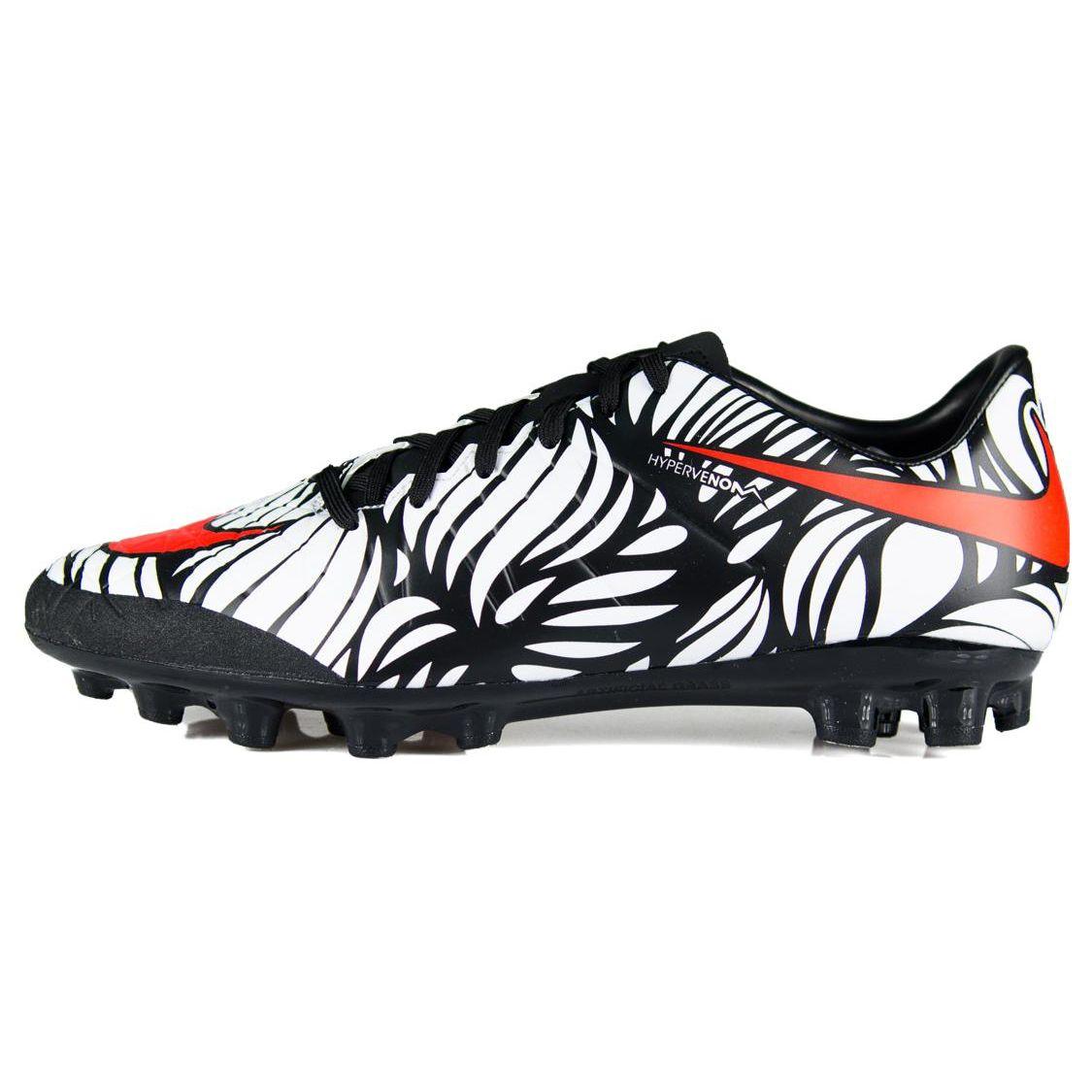 

Nike Hypervenom Phelon 2 Sports Trend Low Top AG (Rubber Short Studs) Slip Resistant Durable Soccer Shoes Men Soccer Shoes Black White 820132-061 47.5