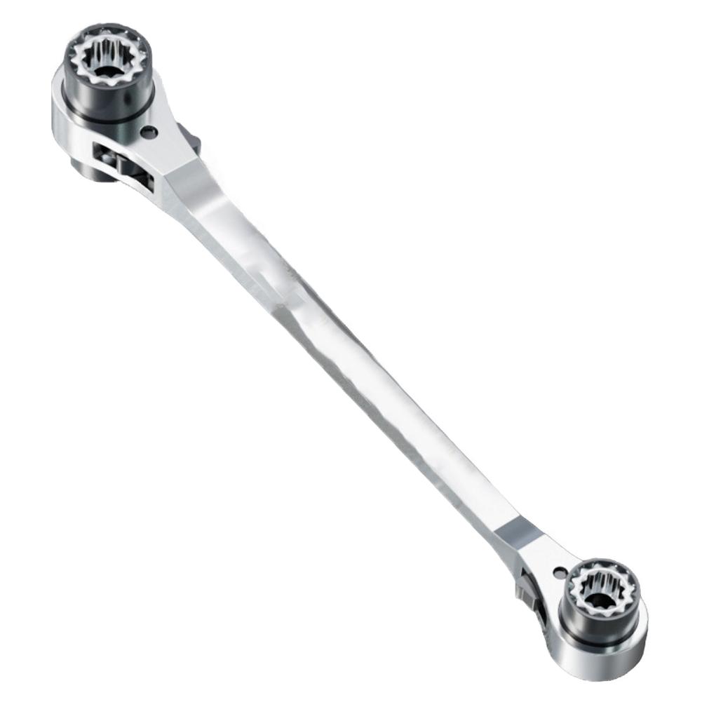 8-in-1 Ratchet Wrench Double Headed Spanner Multifunctional Quick Release Labor-saving Rust Proof Drive Socket Hardware Tool