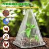 50pcs Insulated Plant Protection Cover Transparent Plant Bell Covers  Protecting Plants