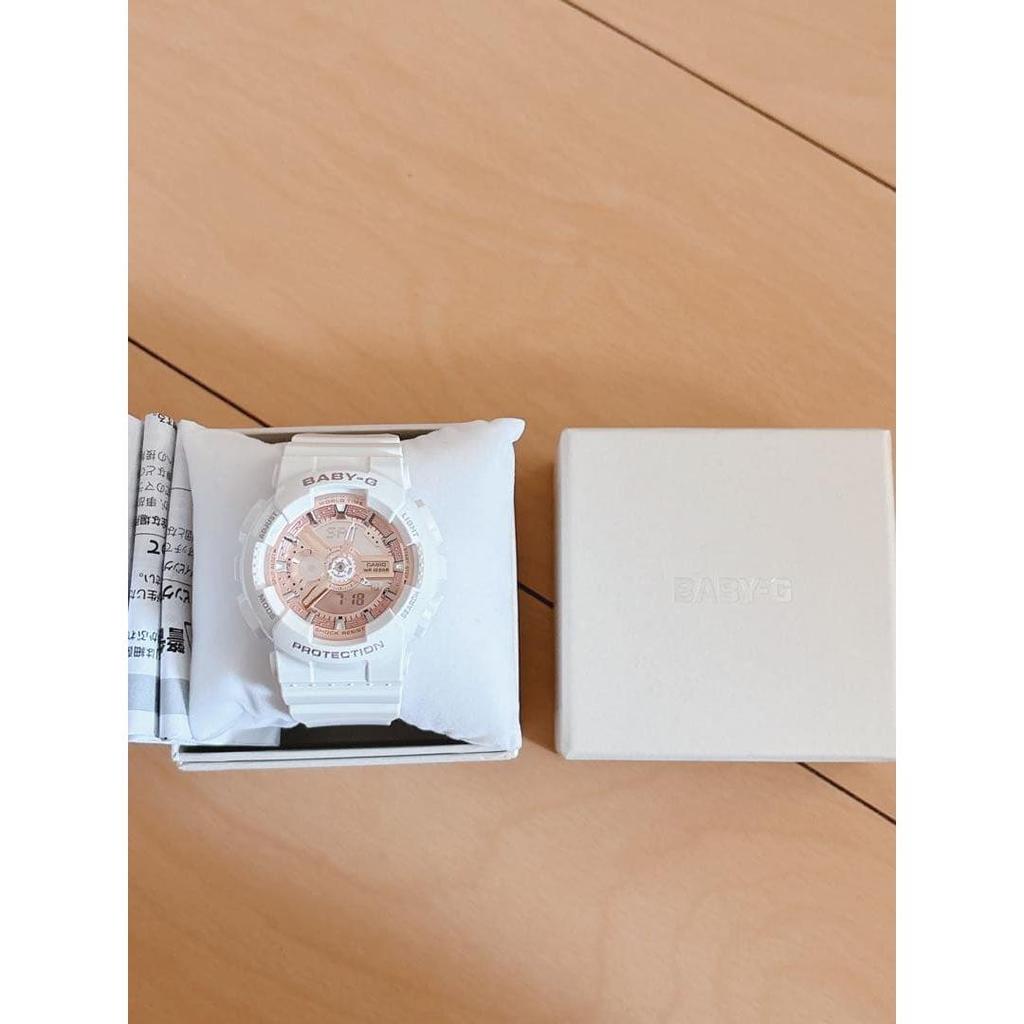 Used Brand new and unused, white Casio Baby-G watch, G-SHOCK