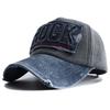 New Designer Letter Embroidered Stitching Washed Cotton Baseball Cap For Men Women Snapback Vintage Outdoor Sport Sun Protection Hat Gorras