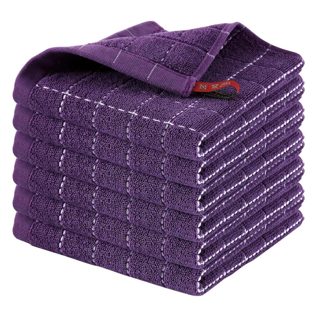Soft Absorbent Pure Cotton Square Towel for Kitchen and Bathroom