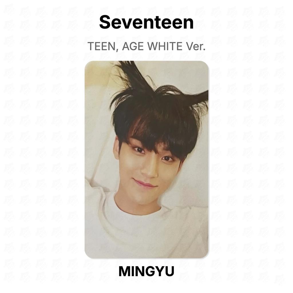 Seventeen TEEN, AGE WHITE Ver. Official Photocard
